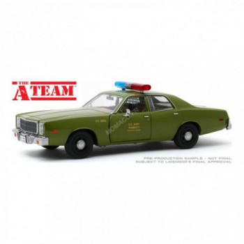 Greenlight PLYMOUTH FURY 1977 "L'AGENCE TOUS RISQUES (1983-1987) - US ARMY POLICE" 1/24 84103