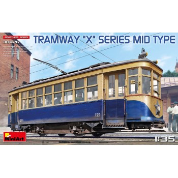 miniart TRAMWAY “X” SERIES MID TYPE 1/35