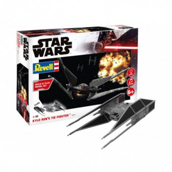 revell Kylo Ren's TIE Fighter build and play