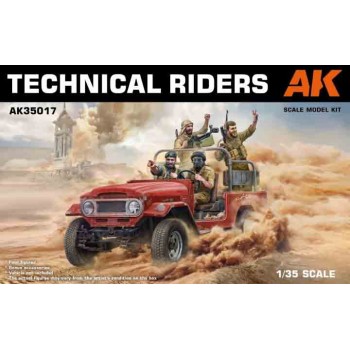 AK interactive TECHNICAL RIDERS 1/35 AK35017