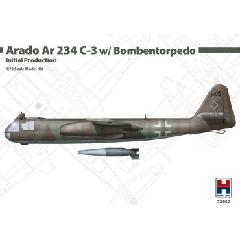Hobby 2000 Arado Ar 234 C-3 w/ Bombentorpedo Initial Production 1/72 72050