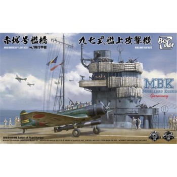 Border Model Akagi Bridge w/Deck & Nakajima B5N2 Kate 1/35 BSF-001