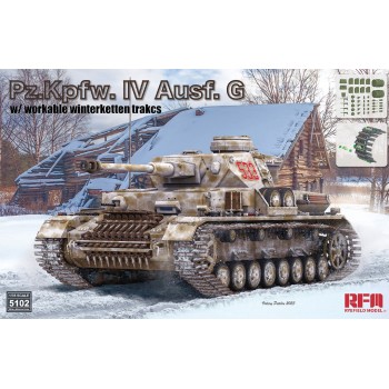 RFM Rye Field Model Pz.Kpfw. IV Ausf. G With Workable Winterketten Tracks 1/35 RFM5102