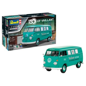 revell COFFRET CADEAU "150 years of Vaillant" (VW T1 Bus Maquette Revell avec accessoires de base) 1/24 05648